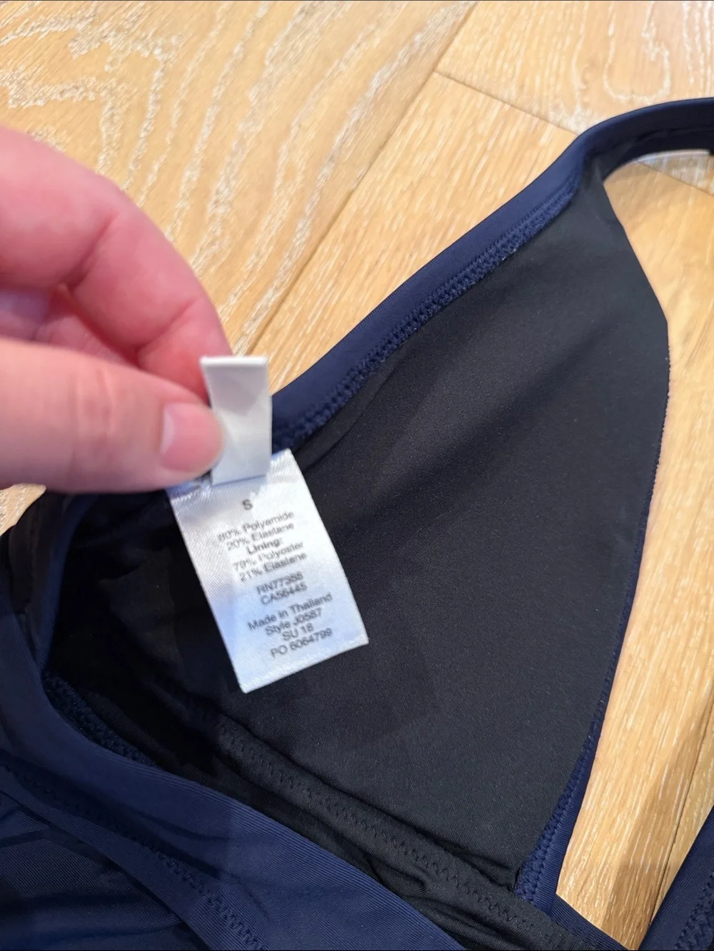 J. Crew Peplum Halter Tankini Swim Top Size Small